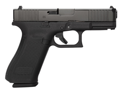 GLOCK 45V 9mm, 4" Marksman Barrel, nDLC Black, No Grooves, Front Serrations, Ambi Slide Stop, Flared Well, 3x10rd Mags