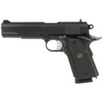 MAC 1911 MEUSOC 45 ACP 8rd, 5" Black Target Crown Barrel, QPQ Tenifer Cerakote Steel Serrated Slide, QPQ Tenifer Cerakote Steel Frame Beavertail, Black Pachmayr Grip