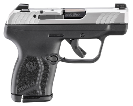 Ruger LCP Max *CA Complaint 380 ACP 10+1 2.80" Black Oxide Alloy Steel Barrel, Matte Stainless Steel Serrated Slide, Black Polymer Frame, Textured Grip