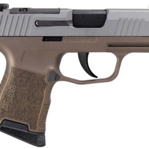 Shark Coast Tactical Sig Northman P365 9mm, 3.1" Barrel, Brown Frame, Gray Slide, 10rd