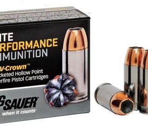 Sig Ammo 40Sw 165Gr Elite V-Crown JHP 20rd Box