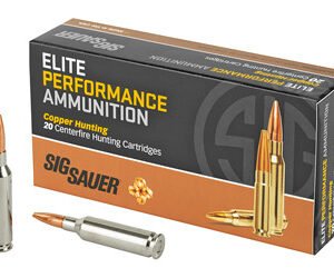Sig Ammo 6mm Creedmoor 80gr, Elite Copper Hunting, 20rd Box