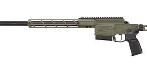 Sig Cross Sawtooth 6.5PRC, 22" Carbon Fiber Barrel, Threaded, Radial Brake, Moss Green, Free Float M-LOK Forend, Folding Stock, 4rd, 1 Magazine