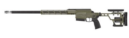 Sig Cross Sawtooth 6.5PRC, 22" Carbon Fiber Barrel, Threaded, Radial Brake, Moss Green, Free Float M-LOK Forend, Folding Stock, 4rd, 1 Magazine