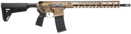 Sig M400 SDI 223 Rem/5.56mm, 16" Barrel, Cerakote Flat Dark Earth, Magpul SL Stock, Sig 2-Stage Matchlite Duo Trigger, 30rd