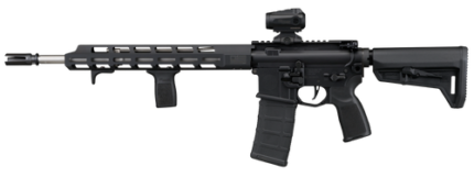 Sig M400 Tread V2 Optic Package 5.56 NATO 16" SS Barrel; M-LOK Handguard; Black 6 Position Magpul SL-K Stock; ROMEO5 Gen II Compact Sight, 30 Rd