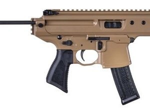 Sig MPX Copperhead, Semi-automatic , 9mm, 3.5" Barrel with Integrated Flash Hider, Cerakote Finish, Coyote, Brace, 20rd, 1 Magazine