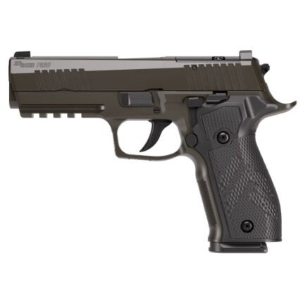Sig P226, X-Series Legion 9mm, 4.4" Barrel, Cerakote Finish, Legion Gray, Sig-Loc Pro Optics Ready Slide, Manual Safety, G10 Grips, 18rd, 3 mags