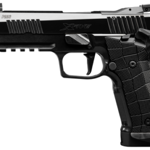 Sig P226, XFIVE Reserve, SAO 9mm, 4.4" Barrel, High Polish Finish, Optics Ready, Aluminum Grips, X-RAY3 3-Dot Tritium Sights, Compensator, 20rd, 3 mags