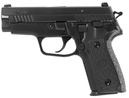 Sig P229 DA/SA 9mm, 3.9" Barrel, Nitron Finish, Black, SIGLITE Night Sights, Decocker, 10rd