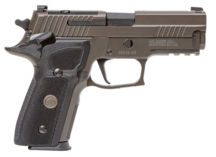 Sig P229, Legion, SAO 9mm, 3.9" Barrel, Legion Gray, Black G10 Grips, XRAY3 Day/Night Sights, Optic Ready, Manual Thumb Safety, 15rd
