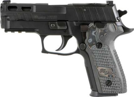 Sig P229 Pro 9mm, 3.9" Barrel, Cerakote Finish, Black, Hogue Black/Gray Piranha G-Mascus Grips, XRAY3 Day/Night Sights, Decocker, Stylized Optic Ready PRO-CUT Slide, 10rd