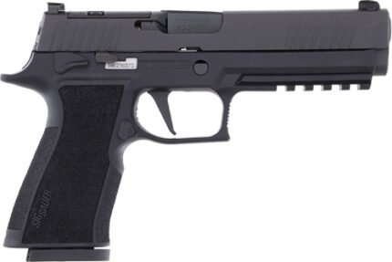 SIG P320 10mm, 5" Barrel, Optic Ready, Manual Safety, Black Finish, 10rd