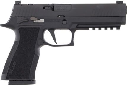 SIG P320 10mm, 5" Barrel, Optic Ready, Manual Safety, Black Finish, 15rd