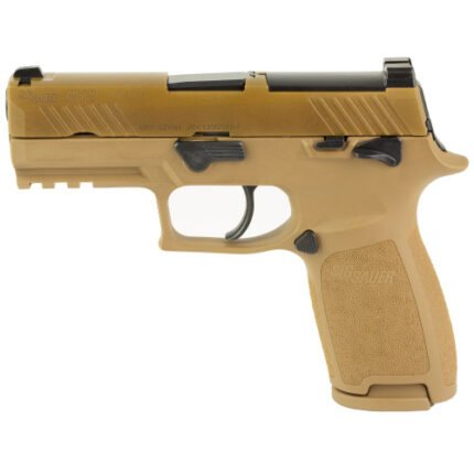 Sig P320 M18 9mm, 3.9" Barrel, Coyote PVD, Manual Safety, Night Sights, Optics Ready, 3x10rd Mags