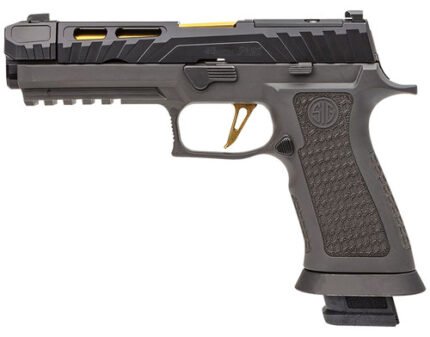 Sig P320 Spectre Comp OR 9mm, 4.6" Comp Barrel, NS, Black/Tungsten, 10rd