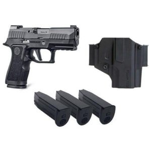 Sig P320 XCompact 9mm, 3.6' Barrel, Night Sights, Holster Combo, Black, 15rd