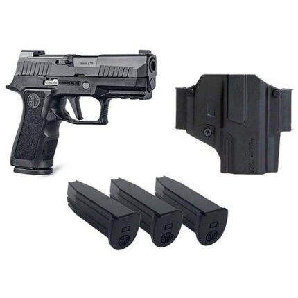 Sig P320 XCompact 9mm, 3.6' Barrel, Night Sights, Holster Combo, Black, 15rd