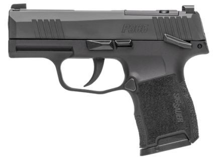 Sig P365 9mm, 3.1" Barrel, Nitron Black, XRay3 Sights, Optics Ready, 2x10rd Mags, California Compliant