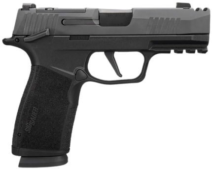 Sig P365-XMacro Comp Calif Compliant 9mm, 3.1" Barrel, Nitron Black, Comp, 2x10rd
