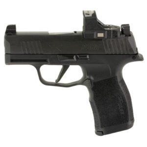 Sig P365X 9mm, 3.1" Barrel, Nitron Finish, Black, Polymer Grip, ROMEO-RS Compact Sight, XRAY3 Night Sights, 12rd, 2 mags