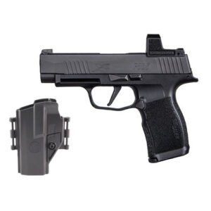 Sig P365XL 9mm, 3.7" Barrel, Romeo Zero & Holster Combo, Black, 12rd