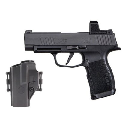 Sig P365XL 9mm, 3.7" Barrel, Romeo Zero & Holster Combo, Black, 12rd