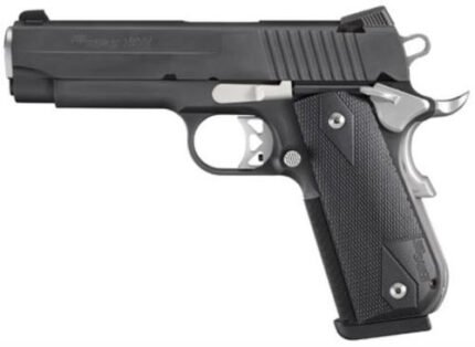Sig Sauer 1911 45 ACP, 4.2" Barrel, Black, G10 Grip, 8rd