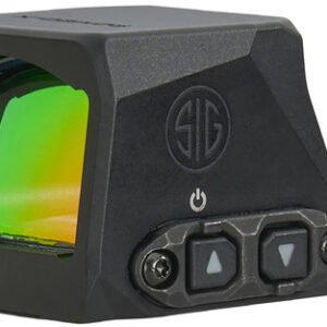 Sig Sauer Electro-Optics Romeo-X Enclosed Reflex Sight, 1x24mm, Black, 6 MOA Red Dot Reticle