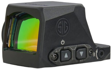 Sig Sauer Electro-Optics Romeo-X Enclosed Reflex Sight, 1x24mm, Black, 6 MOA Red Dot Reticle