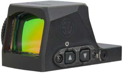 Sig Sauer Electro-Optics Romeo-X Pro Enclosed Reflex Sight, 1x24mm, Black, 6 MOA Red Dot Reticle
