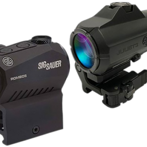 Sig Sauer Electro-Optics Romeo5XDR and Juliet5 Micro Combo Kit, 1x/5x20x24mm, Black, Mutli-Reticle