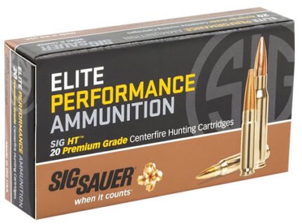 Sig Sauer Elite 270 Winchester, 120gr, Copper Solid, 20rd Box