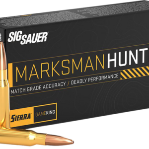 Sig Sauer Marksman Hunter 300 Winchester Magnum, 165gr, Gameking Boat Tail Hollow Point, 20rd Box