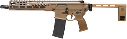Sig Sauer MCX Spear LT 223 Remington/5.56x45mm, 11.5" Barrel, Flat Dark Earth Cerakote, Folding Brace, 10rd