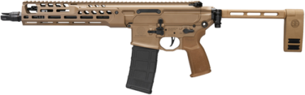 Sig Sauer MCX Spear-LT IR AR15 Pistol 223/5.56x45mm, 11.5" Barrel, Coyote Cerakote, Folding Brace, 30rd