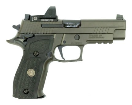 Sig Sauer P226 Legion 9mm, 4.4" Barrel, Legion Gray, ROMEO1 Pro Reflex Sight, 15rd