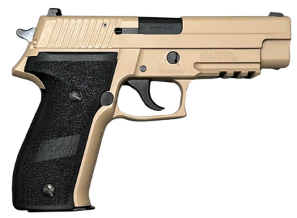 Sig Sauer P226 MK25 9mm, 4.4" Barrel, Flat Dark Earth, "Liberty or Death" Slide, 15rd