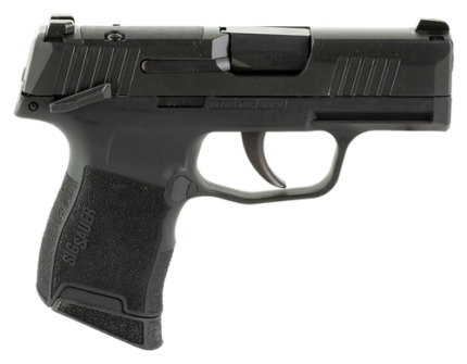 Sig Sauer P365 380 ACP, 3.1" Barrel, Black, Polymer Grip, Optic Ready, 10rd