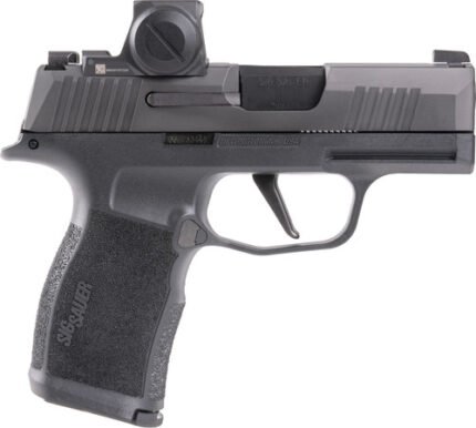 Sig Sauer P365 9mm, 3.1" Barrel, Black, Romeo-X Optic, 10rd