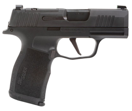 Sig Sauer P365 9mm, 3.10" Barrel, Black, Optic Ready, 10rd