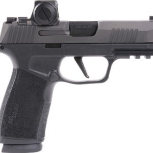 Sig Sauer P365 9mm, 3.7" Barrel. Black, Romeo-X Optic, 17rd