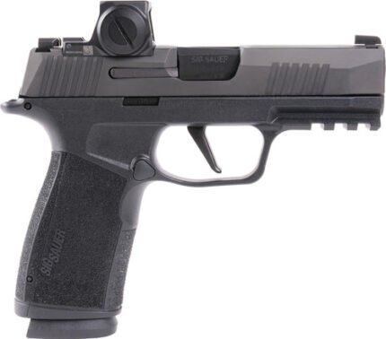 Sig Sauer P365 9mm, 3.7" Barrel. Black, Romeo-X Optic, 17rd