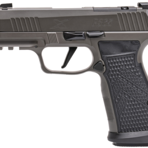 Sig Sauer P365 AXG Legion 9mm, 3.1" Barrel, Legion Gray Cerakote, Hogue G10 Grip, 10rd