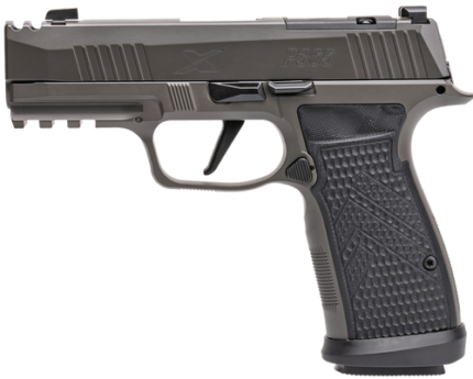 Sig Sauer P365 AXG Legion 9mm, 3.1" Barrel, Legion Gray Cerakote, Hogue G10 Grip, 10rd