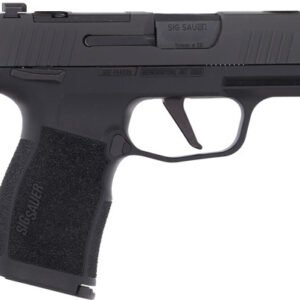 Sig Sauer P365X, 9mm, 3.1" Barrel, Black, Optic Ready, Manual Safety, 10rd