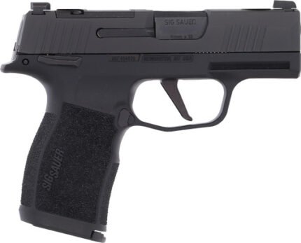 Sig Sauer P365X, 9mm, 3.1" Barrel, Black, Optic Ready, Manual Safety, 10rd