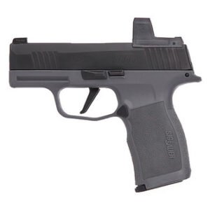 Sig Sauer P365X 9mm, 3.1" Barrel, Night Sights & Romeo Zero, Black & Grey Frames, 12rd