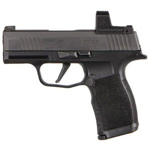 Sig Sauer, P365X, Striker Fired, Compact, 9mm, 3.1" Barrel, Polymer Frame, Black, Romeo Zero 3 MOA Reflex Optic, 12Rd, 2 Magazines