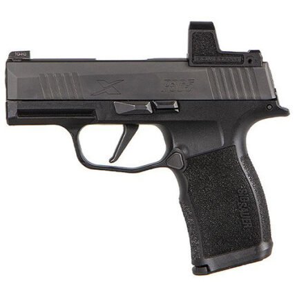 Sig Sauer, P365X, Striker Fired, Compact, 9mm, 3.1" Barrel, Polymer Frame, Black, Romeo Zero 3 MOA Reflex Optic, 12Rd, 2 Magazines